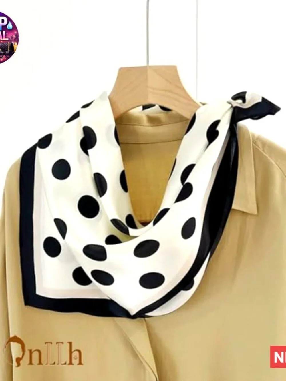 Silky Satin Scarf for Women Lightweight Head Wrap Sleeping Accessory